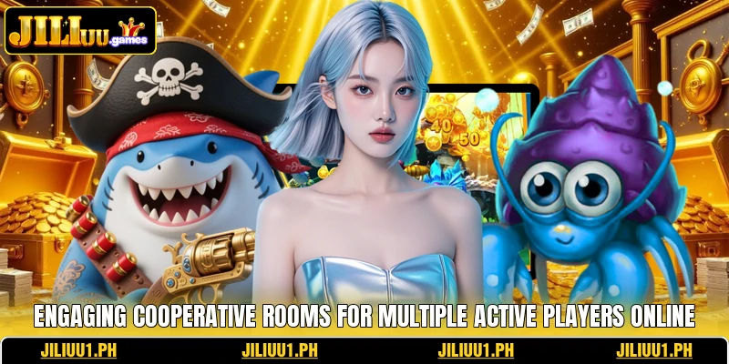 Engaging cooperative rooms for multiple active players online Engaging cooperative rooms for multiple active players online