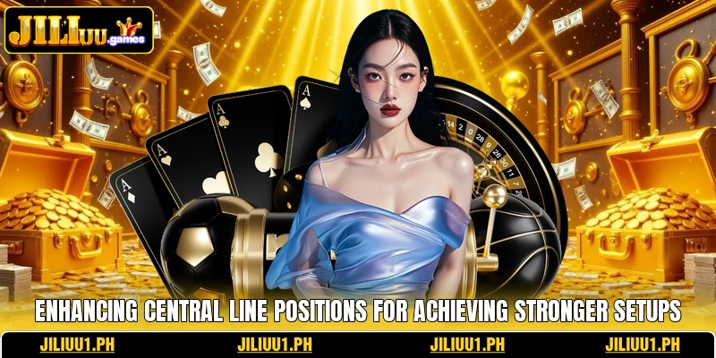 Enhancing central line positions for achieving stronger setups