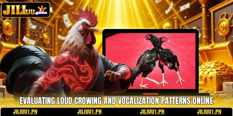 Evaluating loud crowing and vocalization patterns online Evaluating loud crowing and vocalization patterns online
