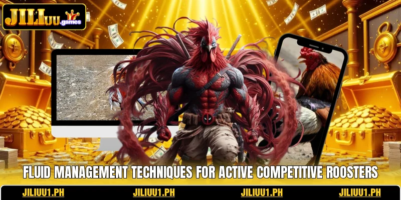 Fluid management techniques for active competitive roosters