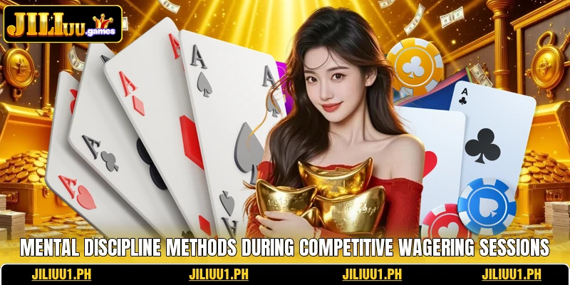 Mental discipline methods during competitive wagering sessions
