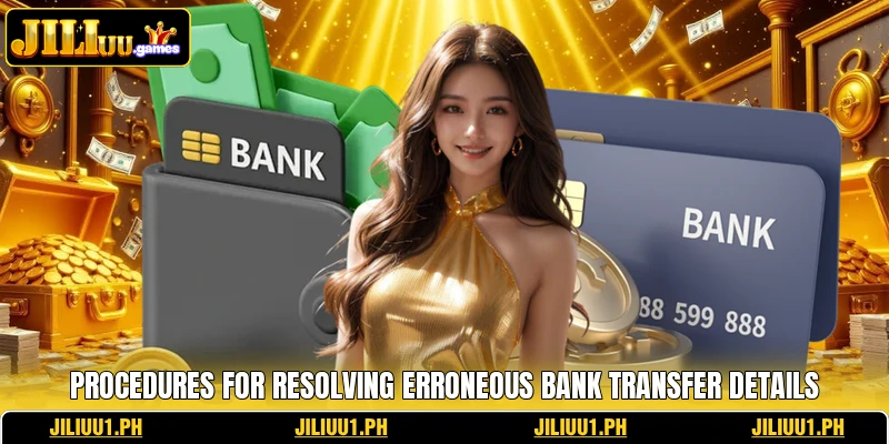 Procedures for resolving erroneous bank transfer details Procedures for resolving erroneous bank transfer details