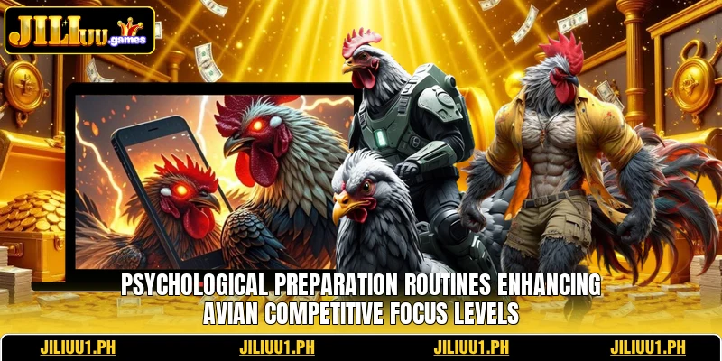 Psychological preparation routines enhancing avian competitive focus levels Psychological preparation routines enhancing avian competitive focus levels