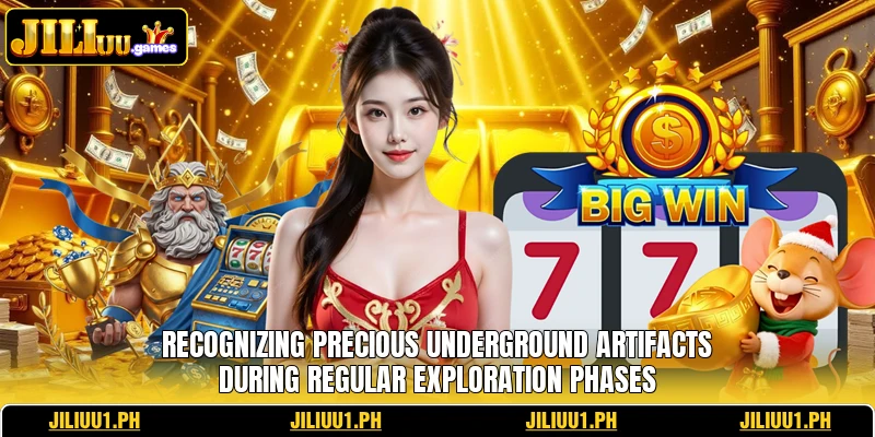 Recognizing precious underground artifacts during regular exploration phases